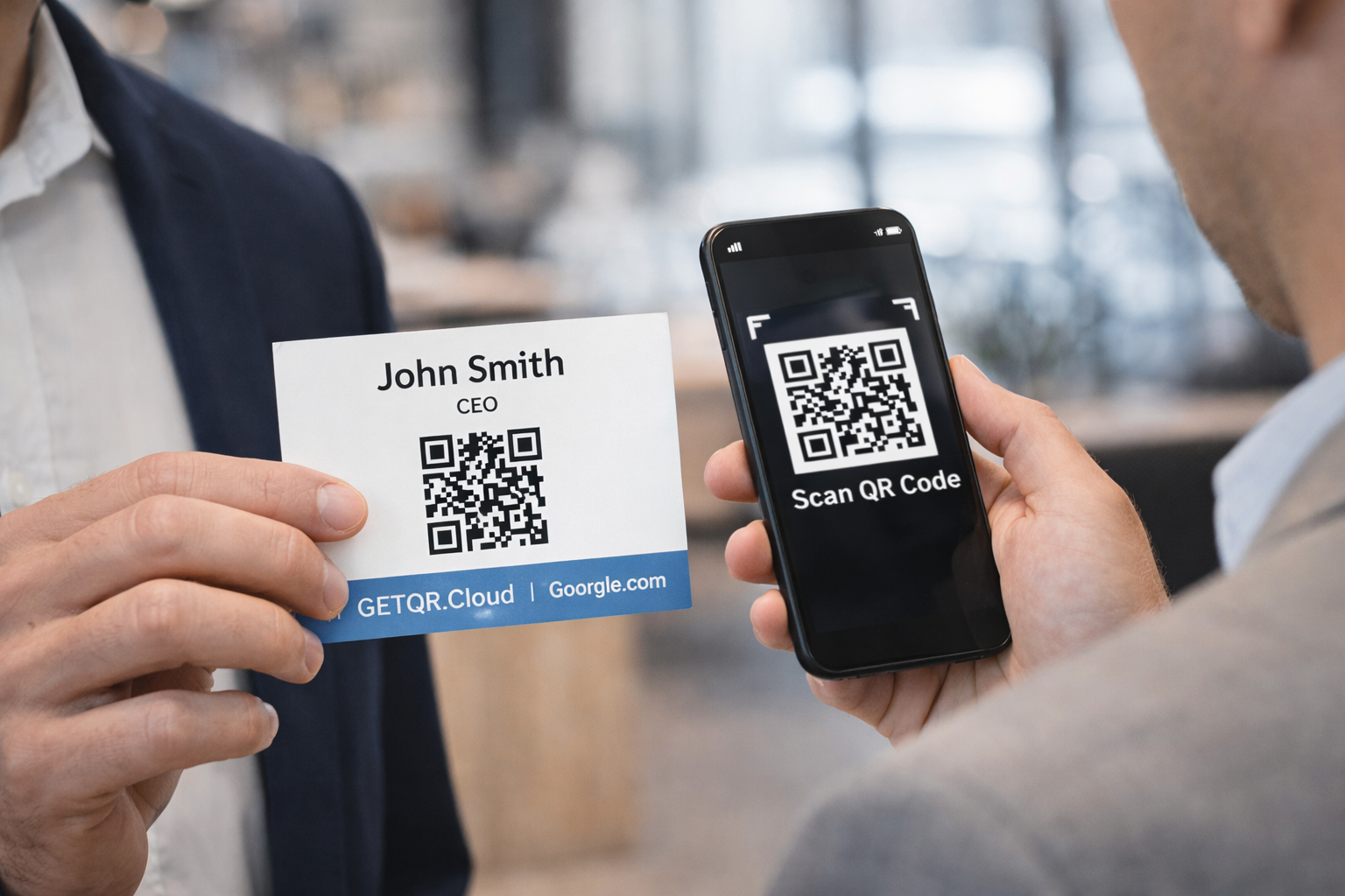 e-Business Card QR