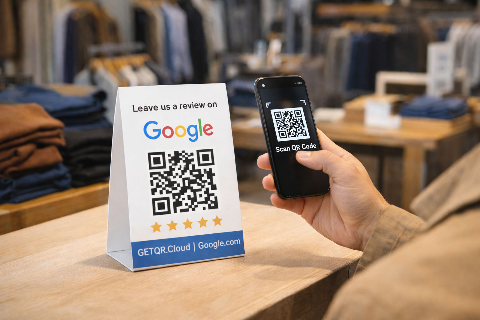 Google Reviews QR